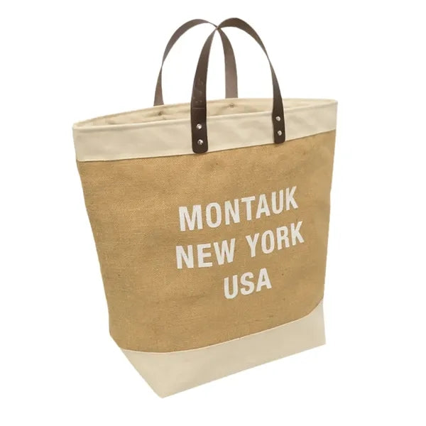 Upscale Burlap Tote