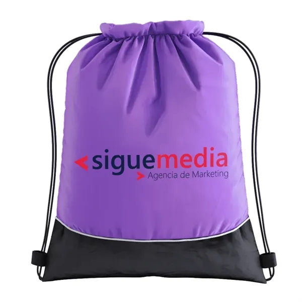 Two-tone Drawstring Bag