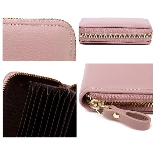 Anti Rfid Leather Card Wallet Case