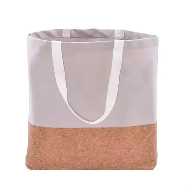 Canvas Cork Bottom Tote Bag