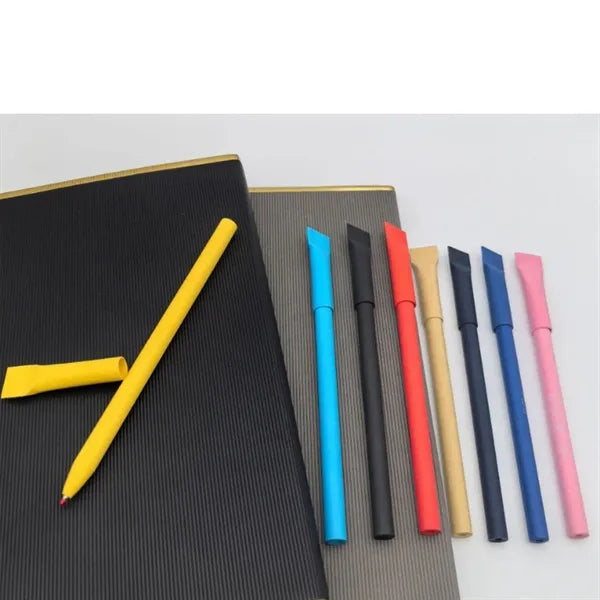 Eco Friendly Paper Tube Pens Custom Logo