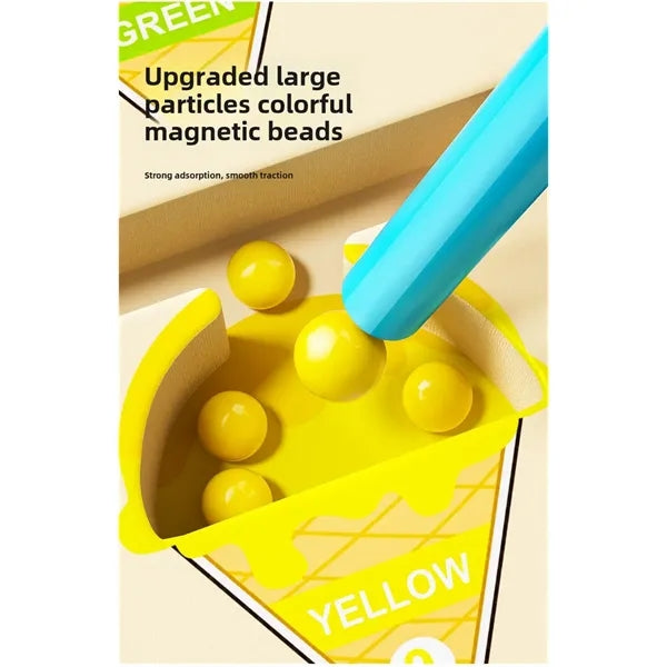 Wooden Magnetic Maze Puzzle Learning Toy for Toddlers