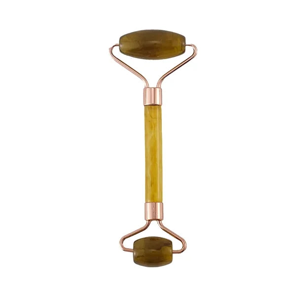 Natural Crystal Jade Roller - Dual-Head Facial Massager