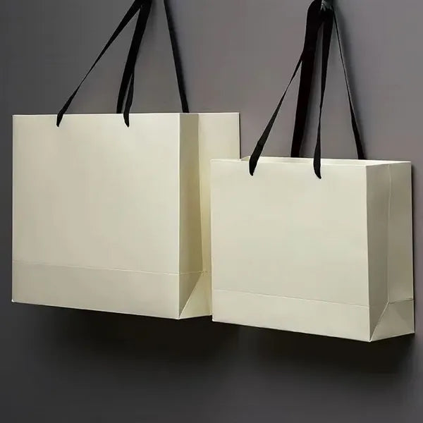 Recycled Paper Shopping Bags 8" W x 11" H x 4" D