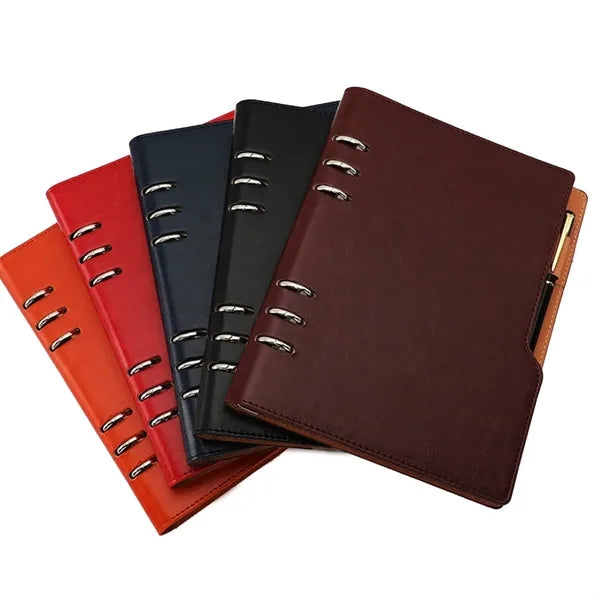 Pu Leather Business Binder Notebook