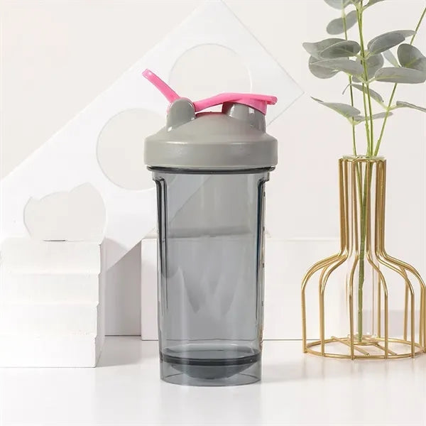 17OZ PP Shaker Bottle for Protein Mixes w/ Mixing Ball