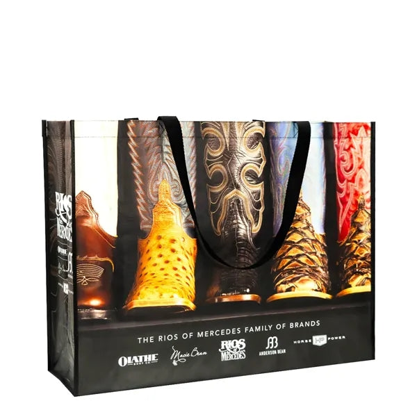 Large Custom Full-Color Laminated Woven Bag