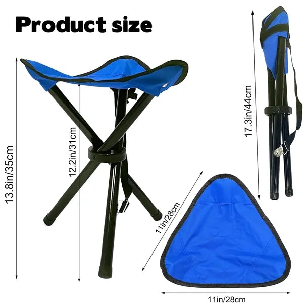 Max Weight 300 lbs Portable Folding Chair Fishing Outdoor