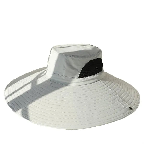 6" Wide Brim Water Repellent Ventilated Sun Hat