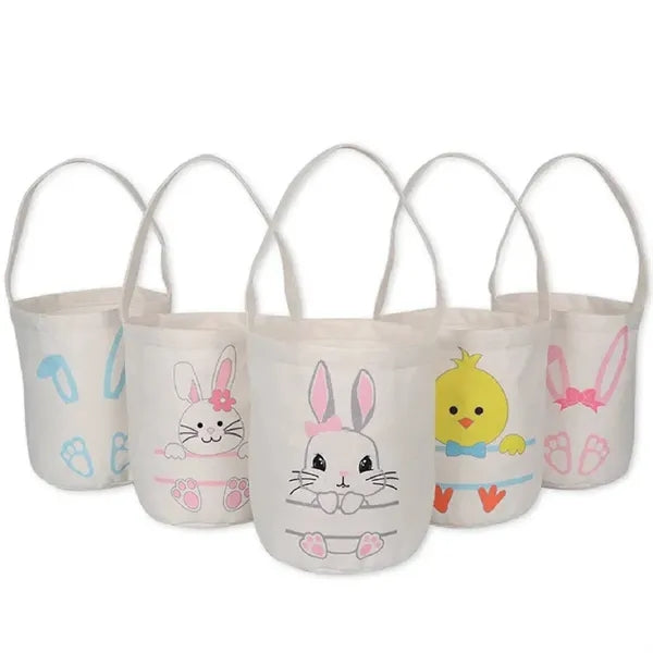Easter Eggs Polyester Tote Bag