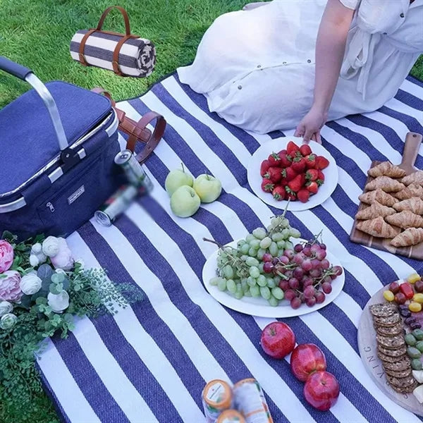Soft portable waterproof dustproof thick tote picnic mat