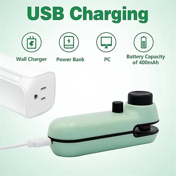 Household rechargeable hand-pressed food Sealing Machine