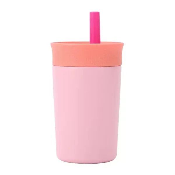 12oz. Stainless Steel Straw Tumbler Portable Coffee Cup