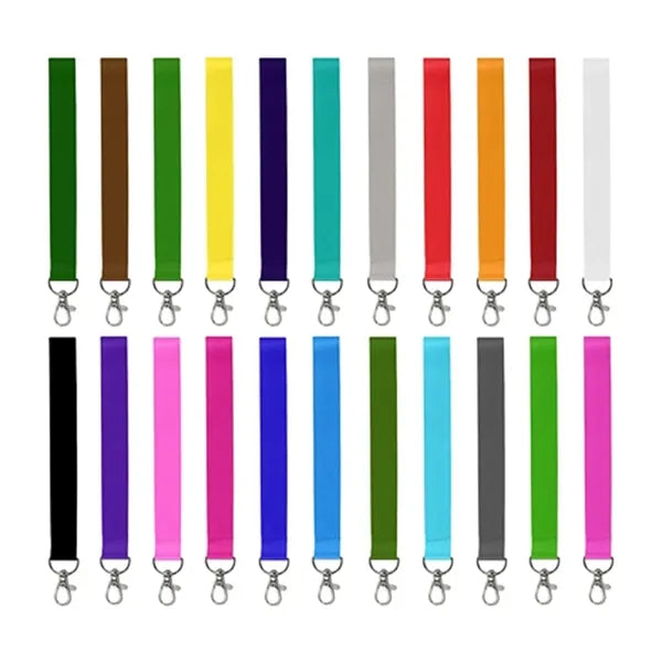 Full Color Dye Sublimated Wrist Keychain Lanyard