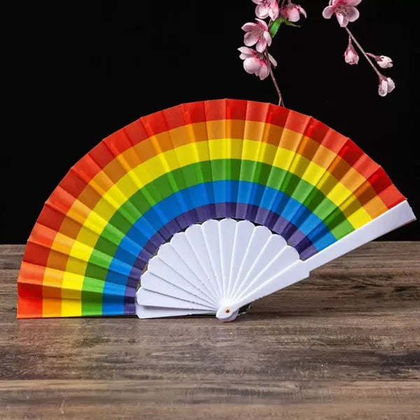 Vibrant Foldable Fan Portable Stylish And Cool