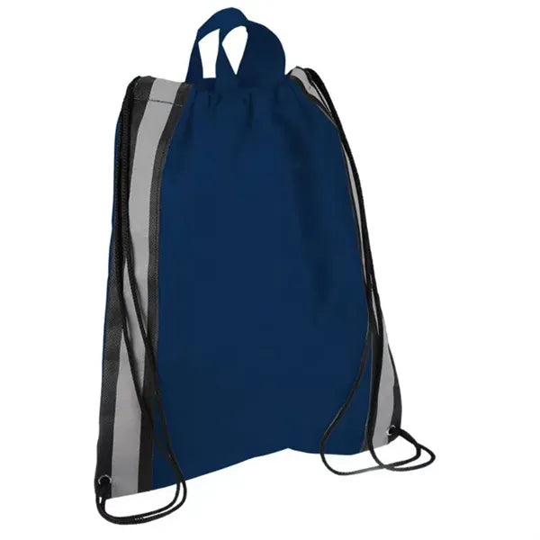Reflective Safety Drawstring Backpack