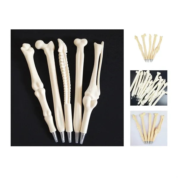 Unique Artistic Bone Design Ballpoint Pen for Creative Souls
