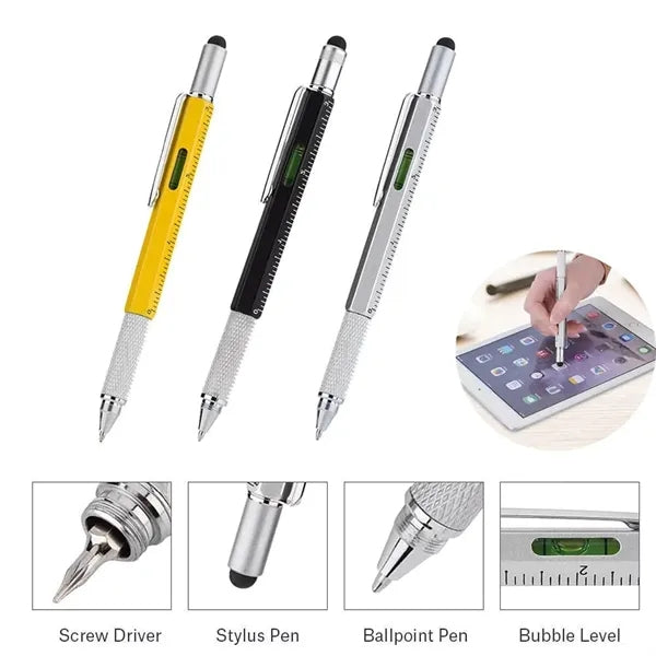 Compact Multi-Tool Pen with 6 Features