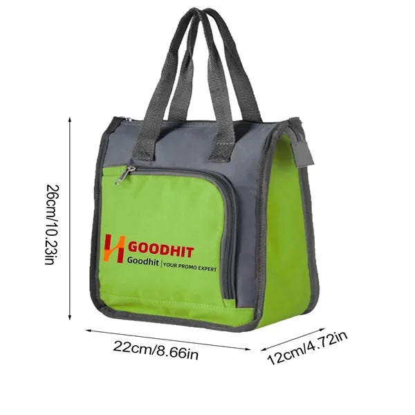 Portable Oxford Cloth Insulated Lunch Bag for Work Picnic