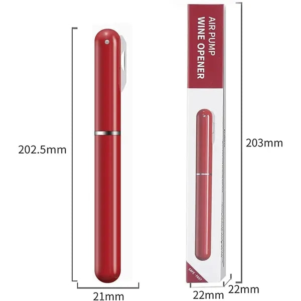 2-in-1 Air Pressure Wine Opener with Foil Cutter