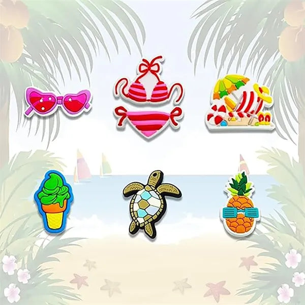 Slippers Crocs Accessories Small Decorations Beach Lovely