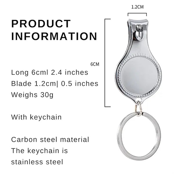 Nail Clipper Bottle Opener Keychain