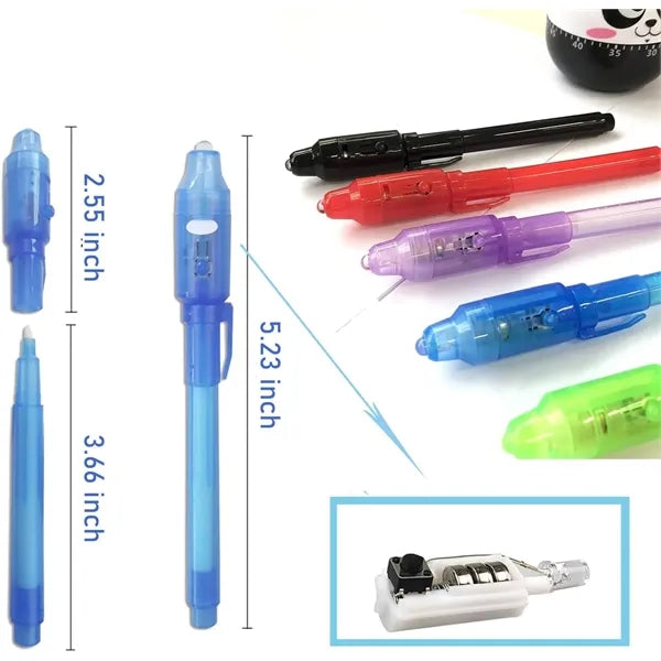 Invisible Ink Pen with UV Light