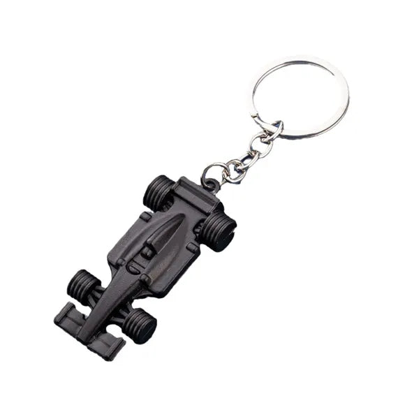 Mini Race Car Keyring Metal Keychain