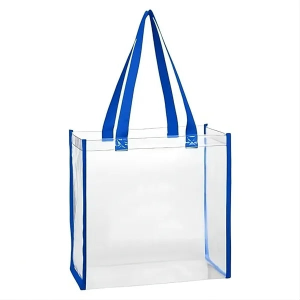 Clear PVC Stadium Tote Bag