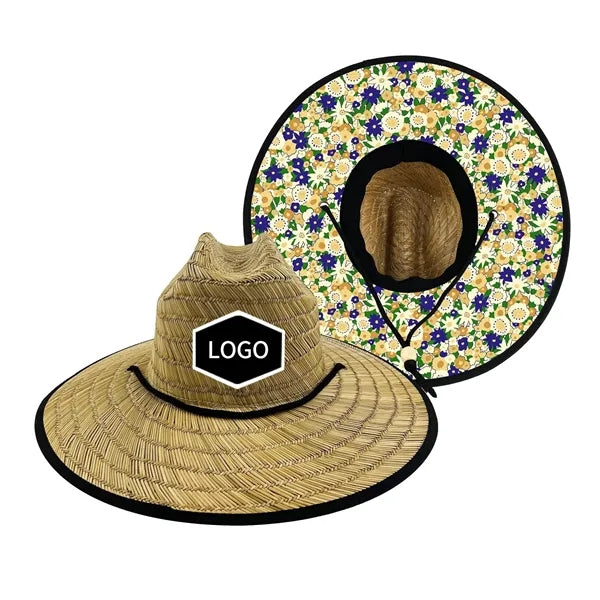 Professional Lifeguard Straw Sun Hat