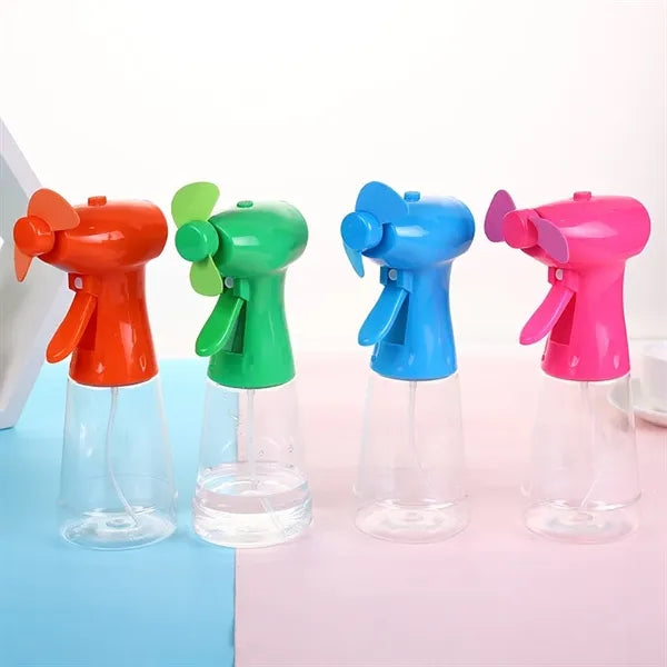 Handheld Battery Powered Misting Fan