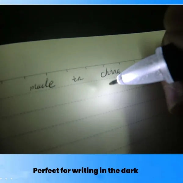 Flashlight With Pen And Lanyard