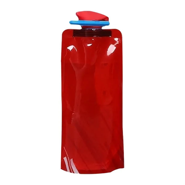 Flip Top Foldable Water Bottle With Carabiner