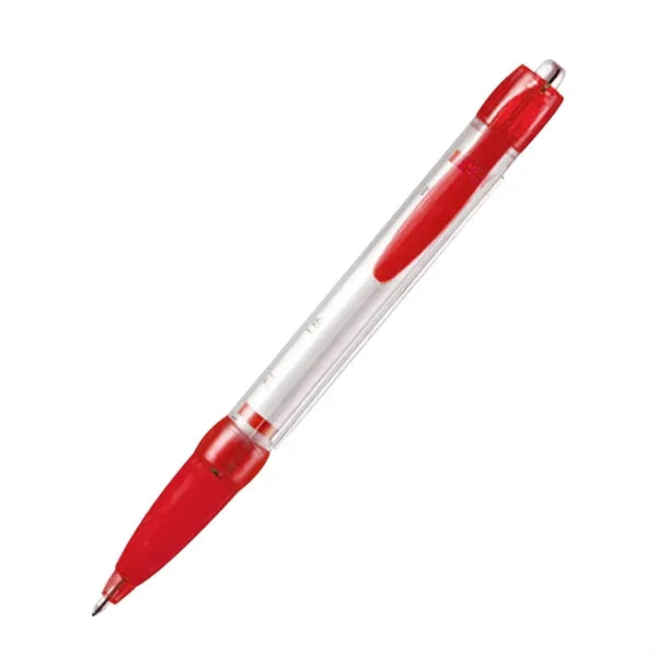 Adventising Plastic Push Ball Point Pen with Printed Paper R