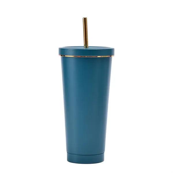 17oz Metallic Coffee Tumbler Insulated Metal Cup