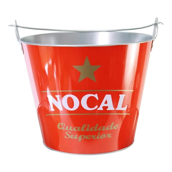 5 QT Galvanized Metal Ice Bucket/ Beer