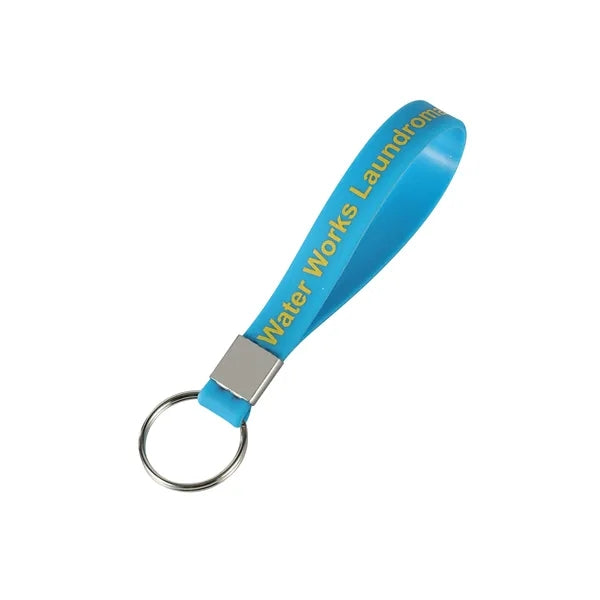 1/2"W Silicone Key Chain