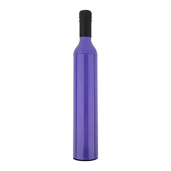 Wine Bottle Folding Sun & Rain Umbrella