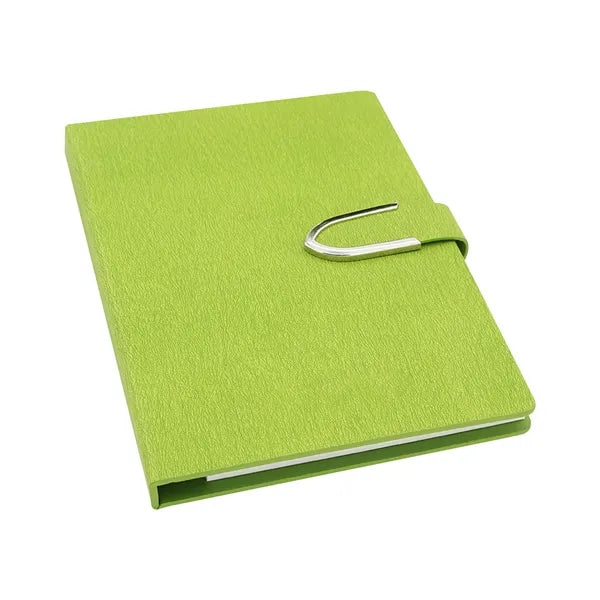 Pu Magnetic Buckle Notebook With Pen