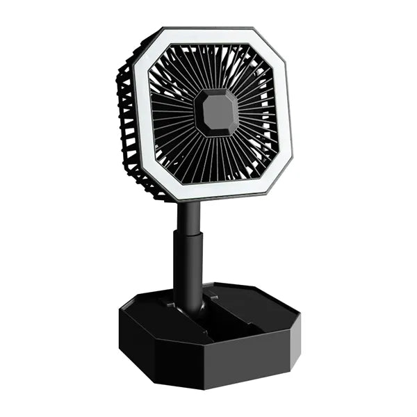 Portable Mini USB Fan with Fill Light & Touch Control
