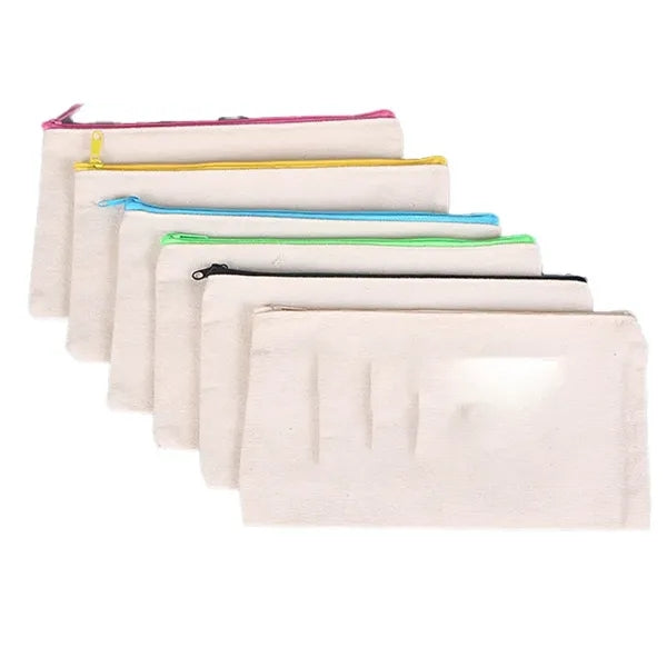 Zipper Canvas Pen Bag
