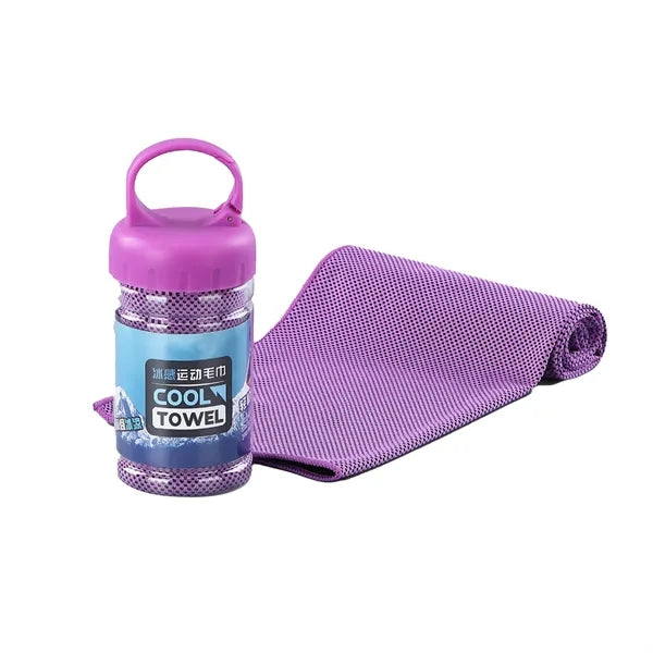 Cooling Towel, Water Bottle Kit
