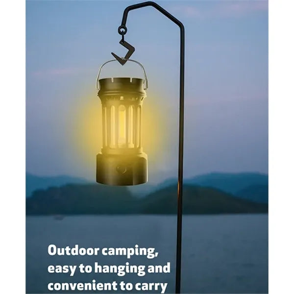 Solar LED Camping Lantern Hanging Tent Lamp