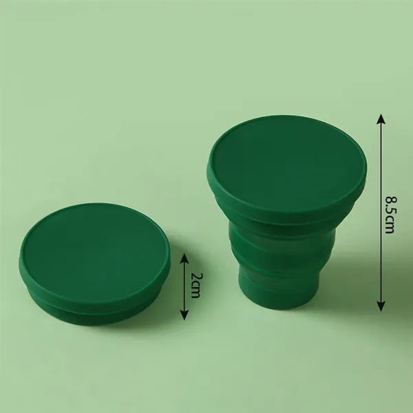 Portable Outdoor Camping Foldable Silicone Water Cup