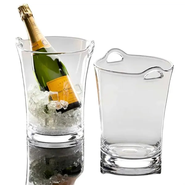 2-Bottle Champagne Glass Ice Bucket