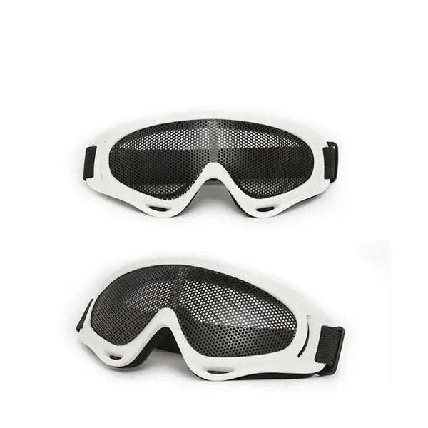 Low Profile Wire Mesh Safety Goggles