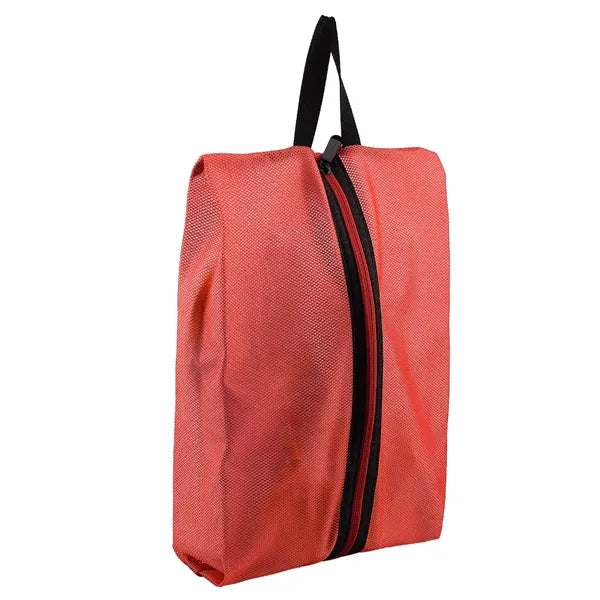 Portable Waterproof Black Large Capacity Travel Shoe Bag
