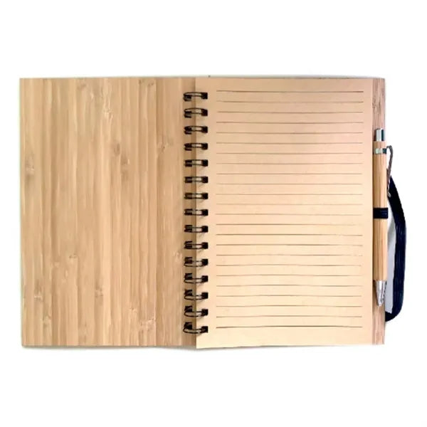 A5 Bamboo Covered Notebook