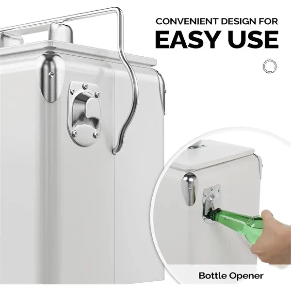 14-Qt Small Retro Vintage Cooler