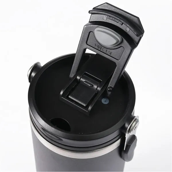 30 Oz Tumbler With Handle And Straw Lid